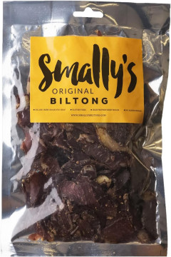 Smally’s Original Fatty Beef Biltong, Large Pack, 250g