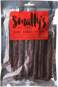 Smally’s Peri Peri Beef Snack Sticks (Droewors), Large Pack, 250g