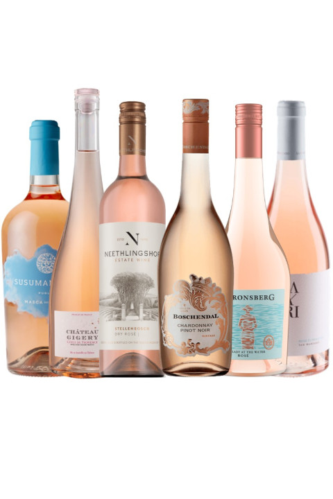 ROSÉ WINE Selection case from Lekker Wines